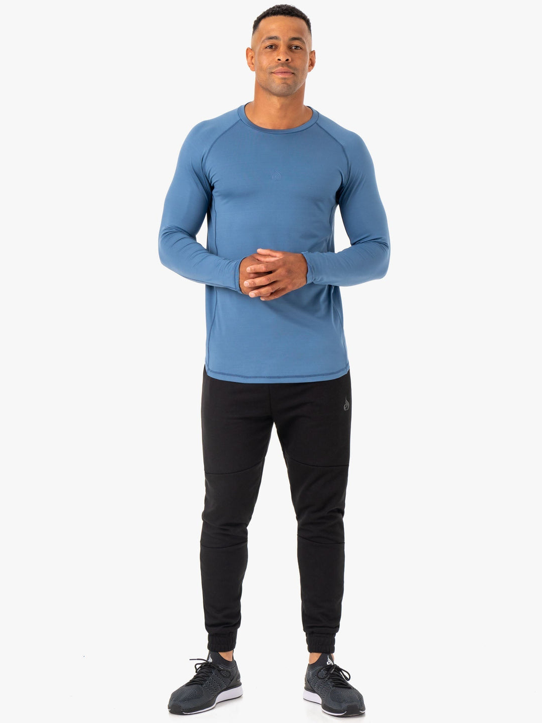 Enhance Long Sleeve Training Top - Blue Clothing Ryderwear 