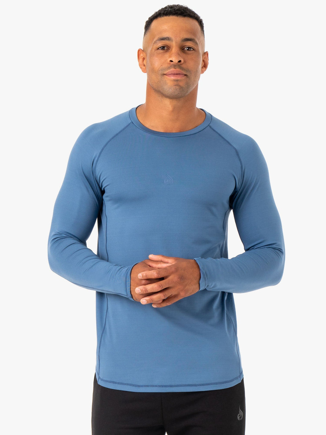 Enhance Long Sleeve Training Top - Blue Clothing Ryderwear 