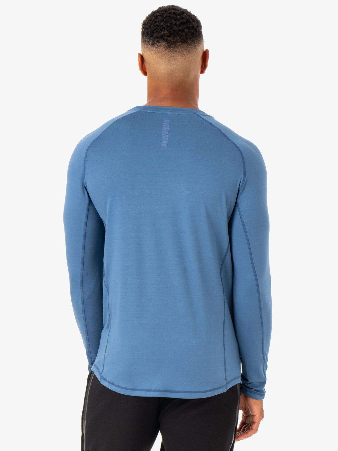 Enhance Long Sleeve Training Top - Blue Clothing Ryderwear 