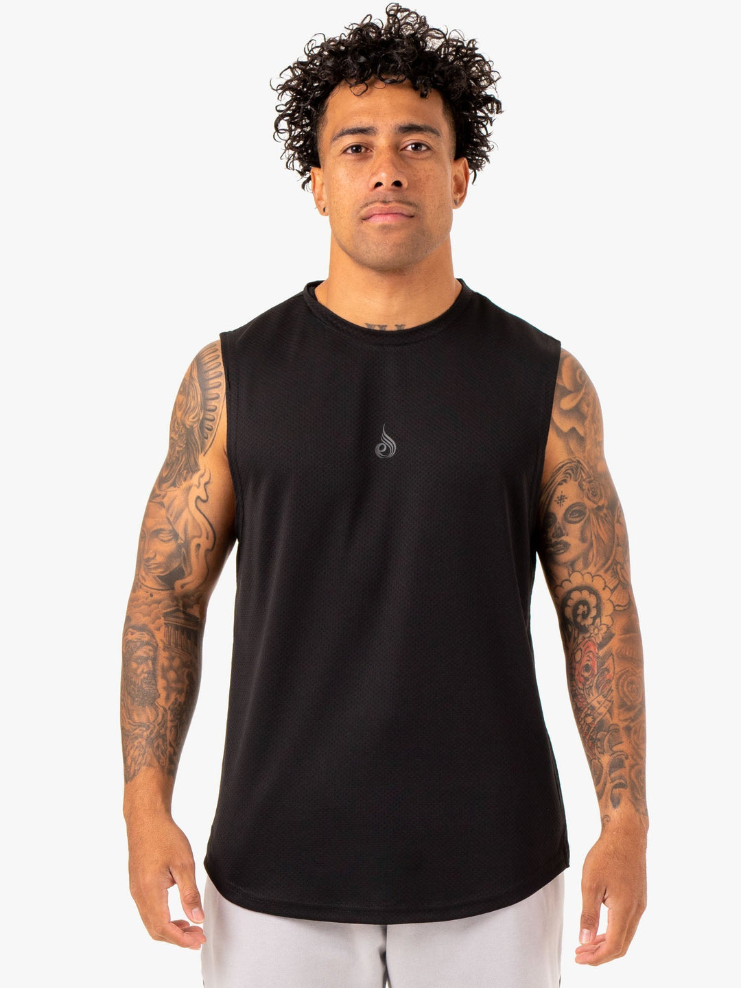 Enhance Muscle Tank - Black Clothing Ryderwear 