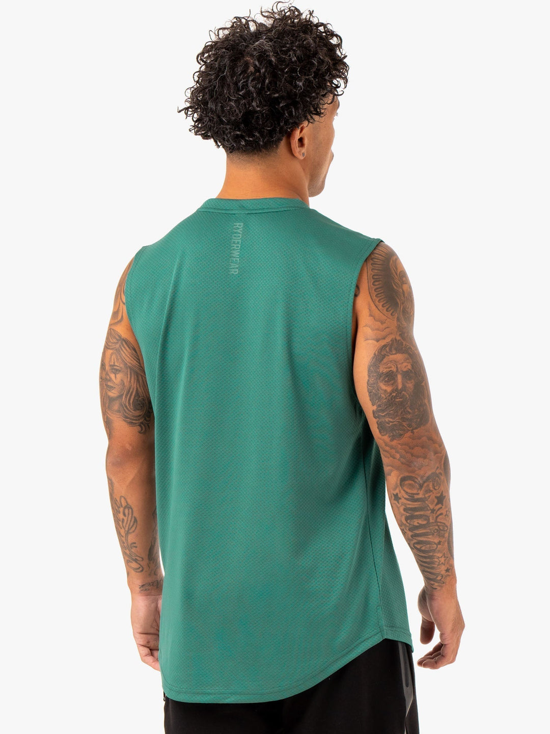 Enhance Muscle Tank - Green Clothing Ryderwear 