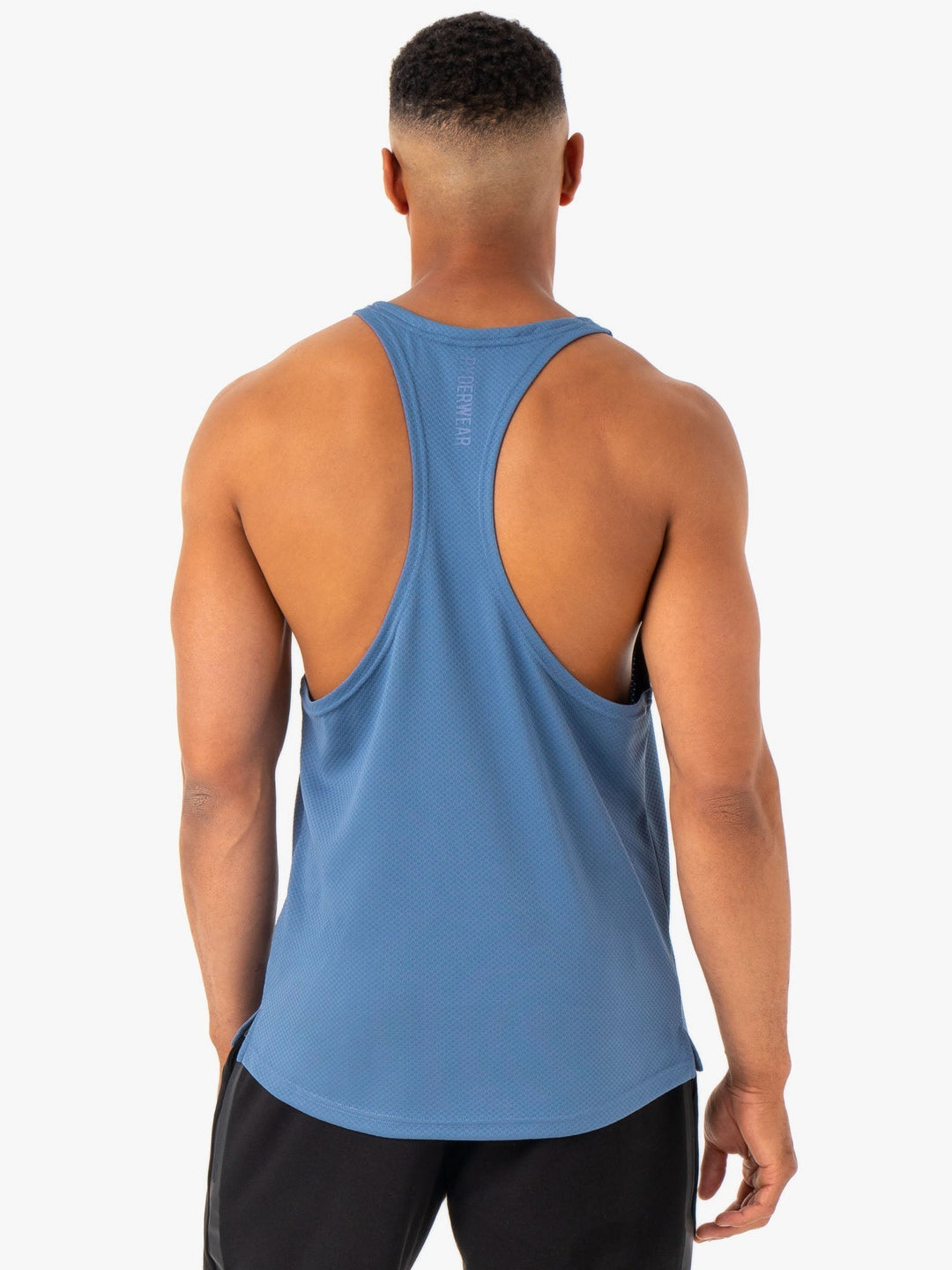 Enhance Stringer T-Back - Blue Clothing Ryderwear 