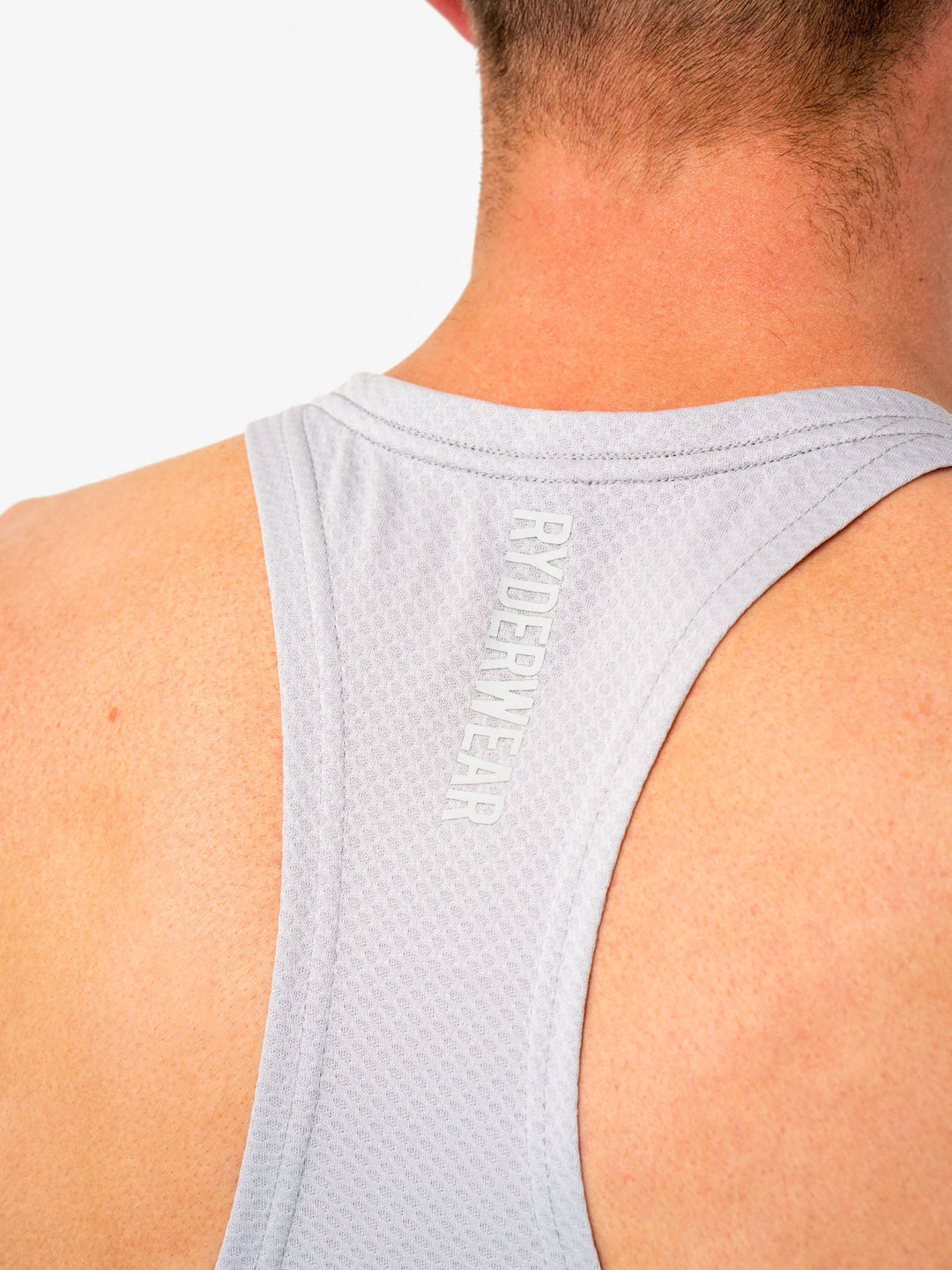 Enhance Stringer T-Back - Snow Grey Clothing Ryderwear 