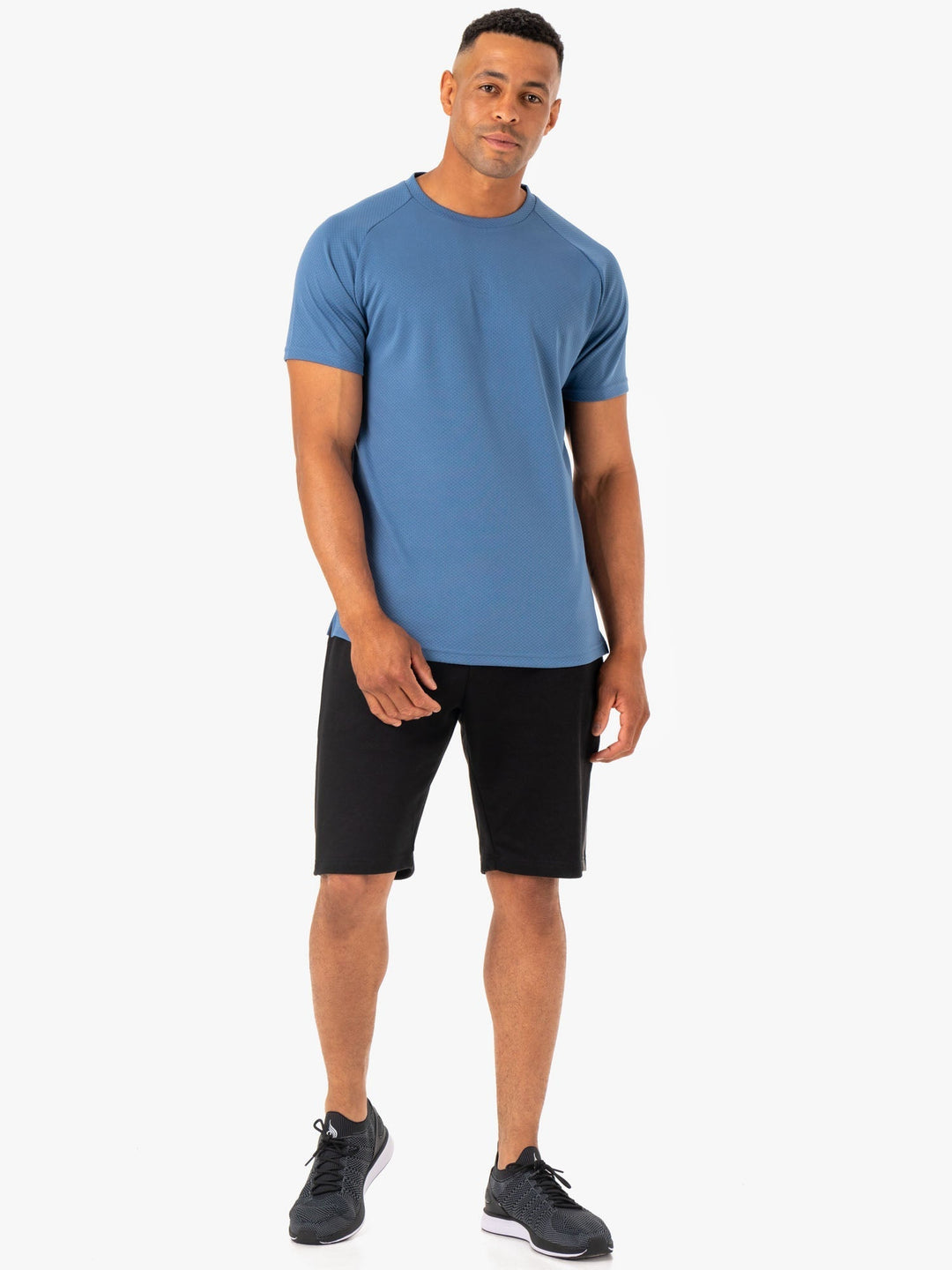 Enhance T-Shirt - Blue Clothing Ryderwear 