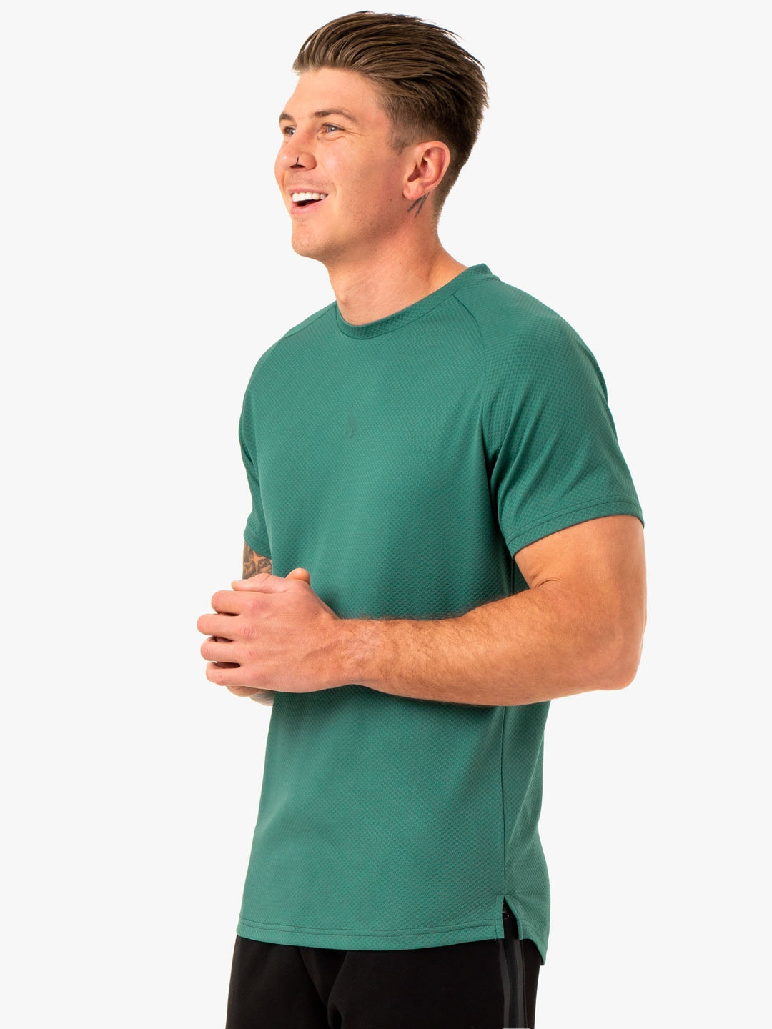 Enhance T-Shirt - Green Clothing Ryderwear 