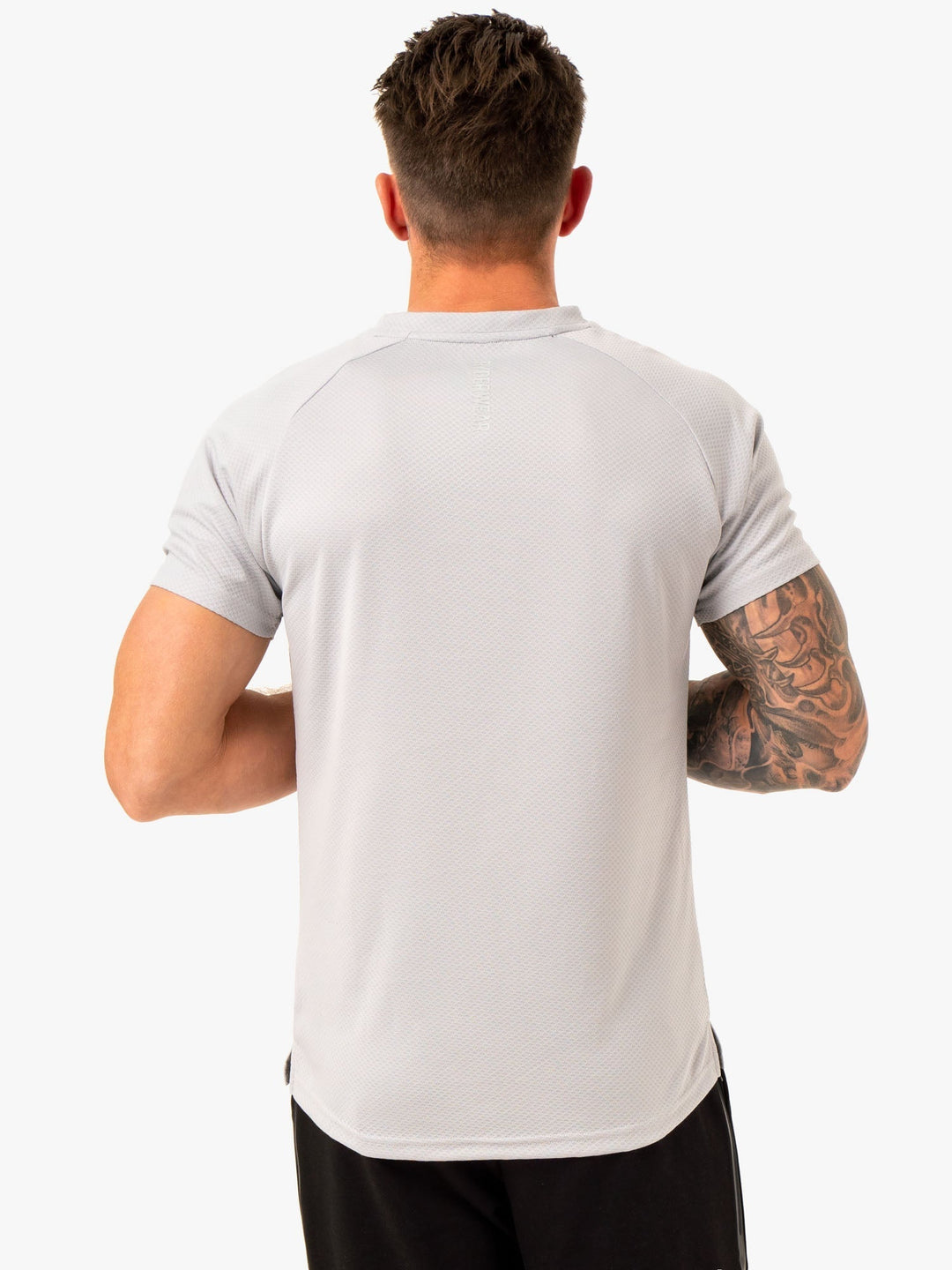 Enhance T-Shirt - Snow Grey Clothing Ryderwear 