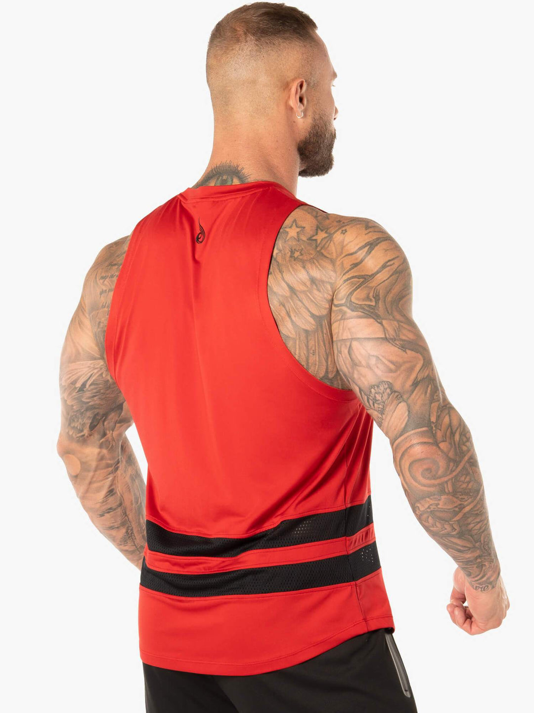 Evo Mesh Baller Tank - Red Clothing Ryderwear 