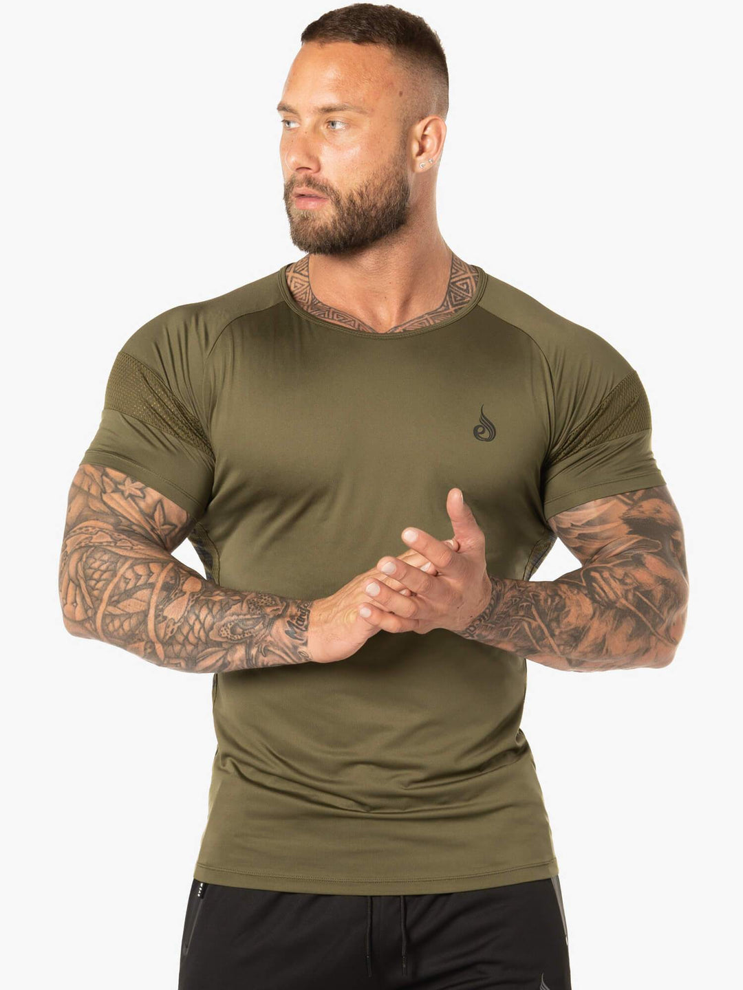 Evo T-Shirt - Khaki Clothing Ryderwear 