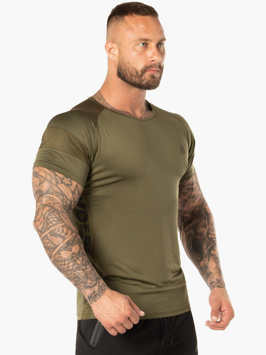 Evo T-Shirt - Khaki Clothing Ryderwear 