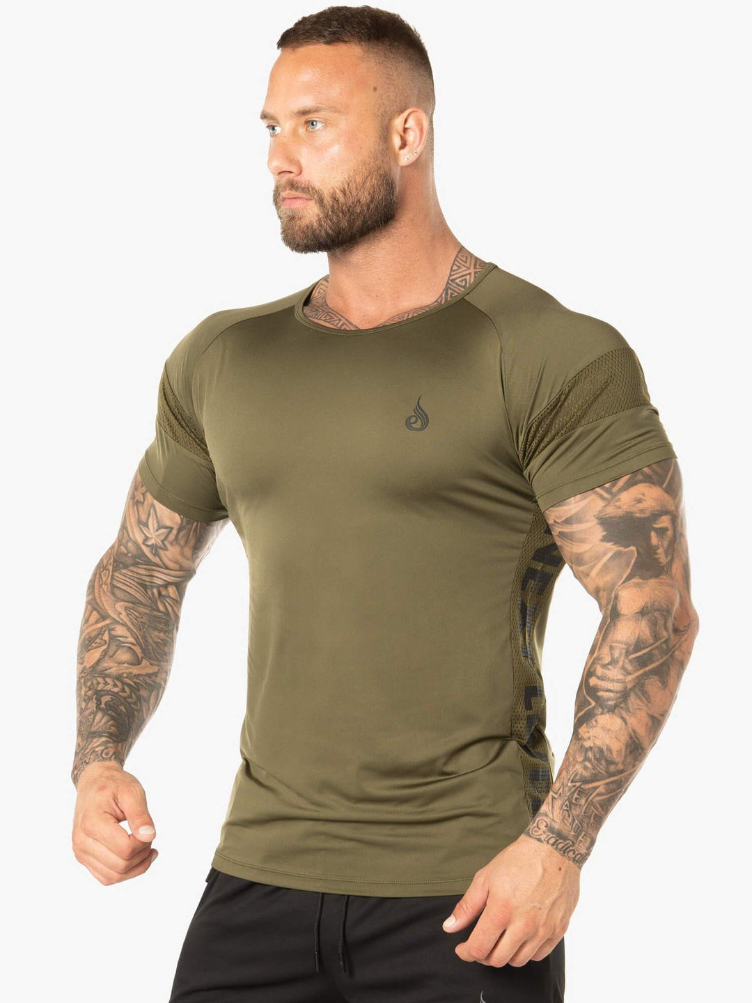 Evo T-Shirt - Khaki Clothing Ryderwear 