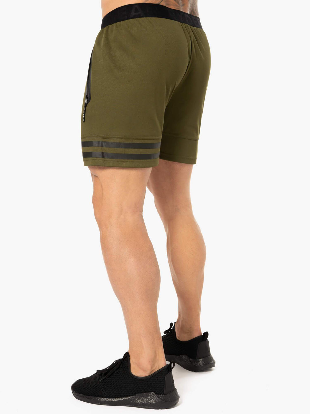 Evo Training Shorts - Khaki Clothing Ryderwear 