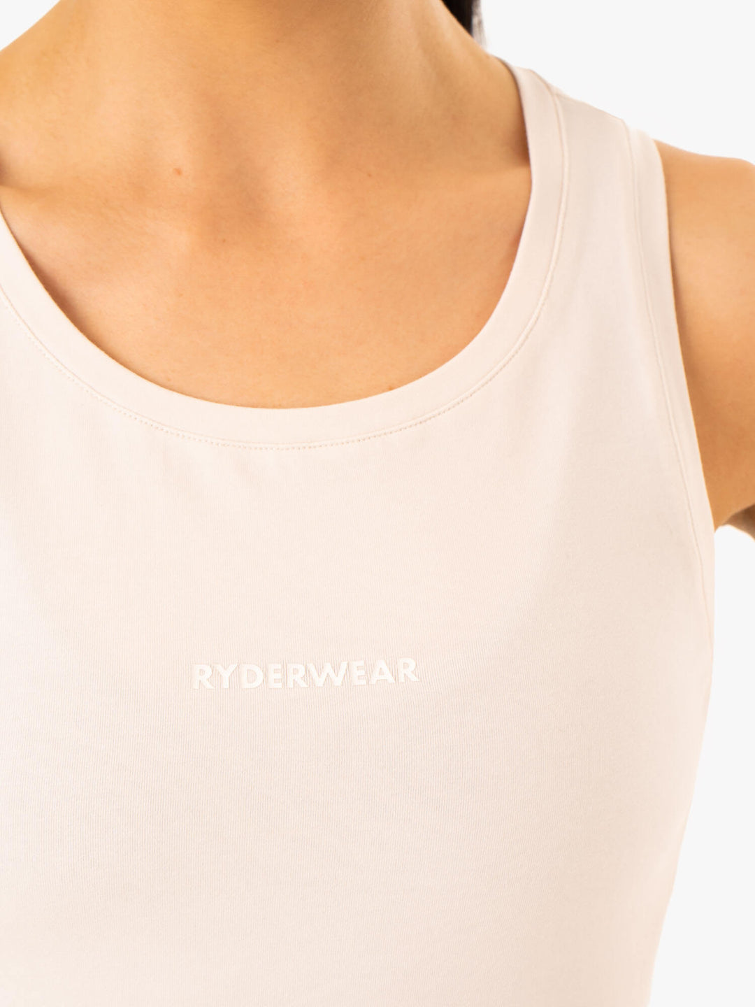 Evolution Cotton Tank - Ivory Clothing Ryderwear 