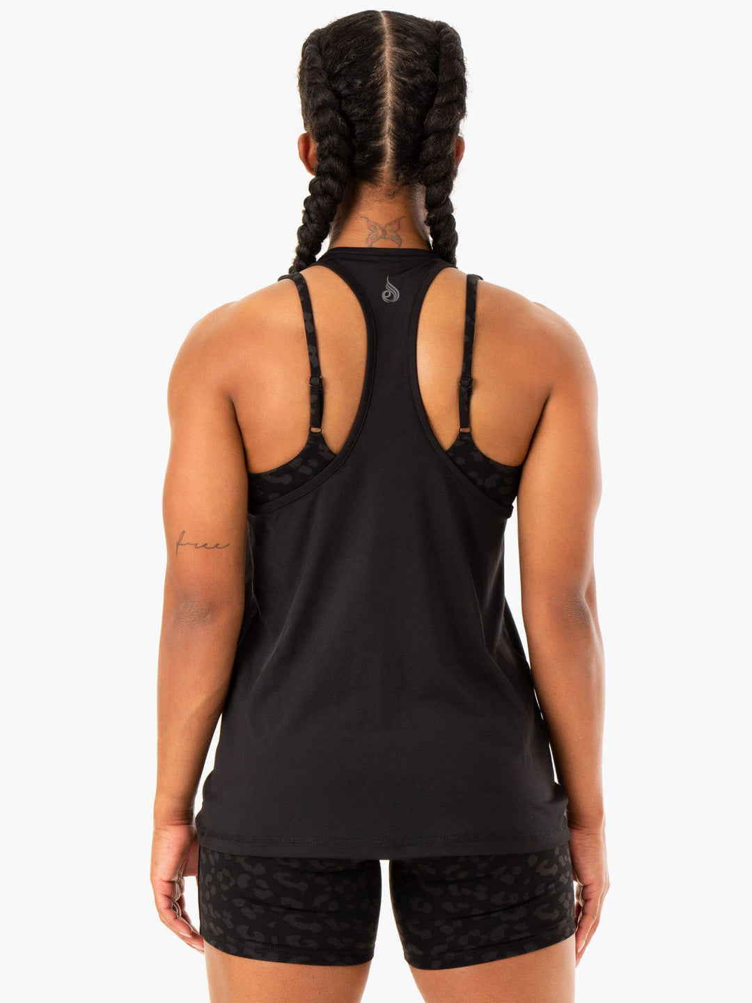 Evolution Racer Back Tank - Black Clothing Ryderwear 