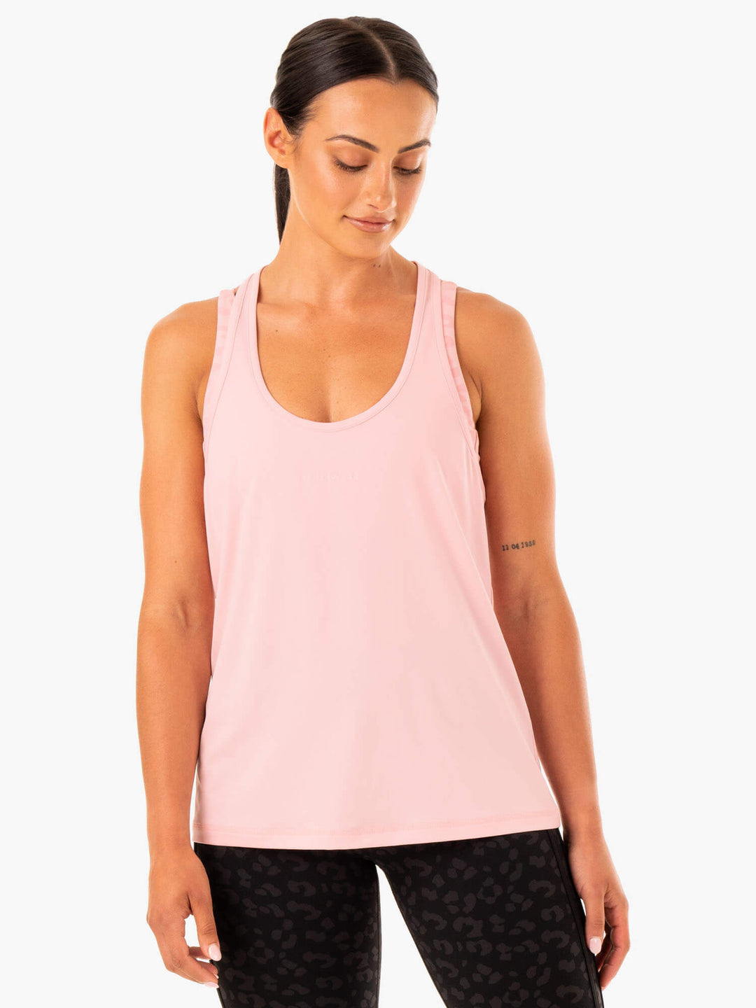 Evolution Racer Back Tank - Pink Clothing Ryderwear 