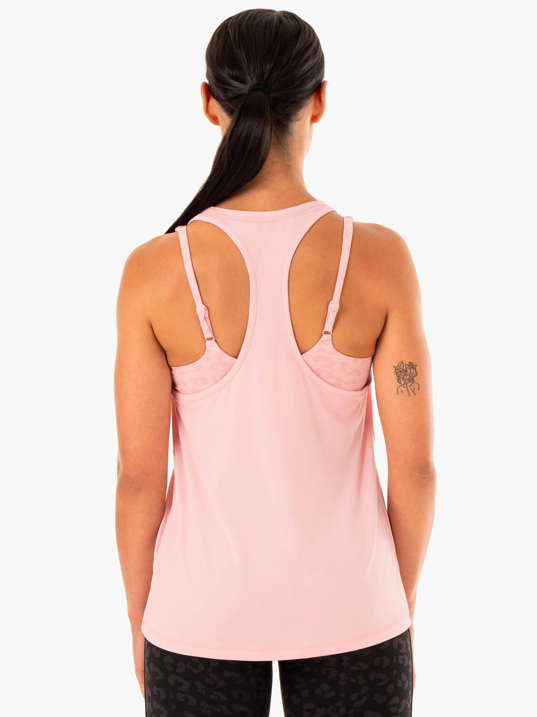 Evolution Racer Back Tank - Pink Clothing Ryderwear 