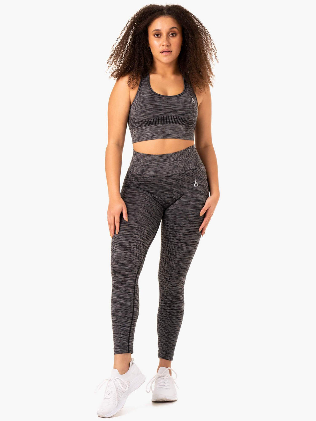 Evolve Seamless High Waisted Leggings - Black Clothing Ryderwear 