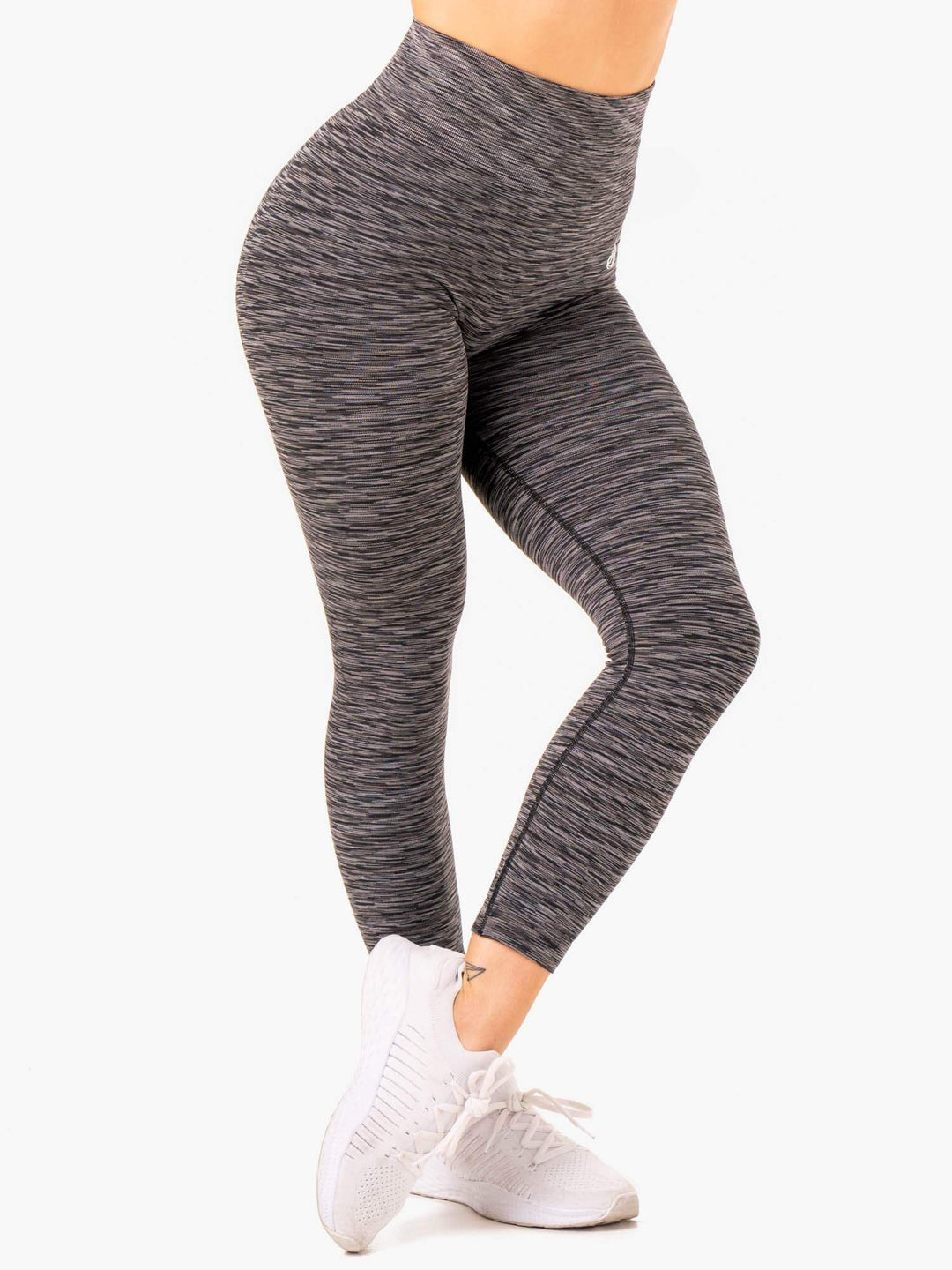 Evolve Seamless High Waisted Leggings - Black Clothing Ryderwear 