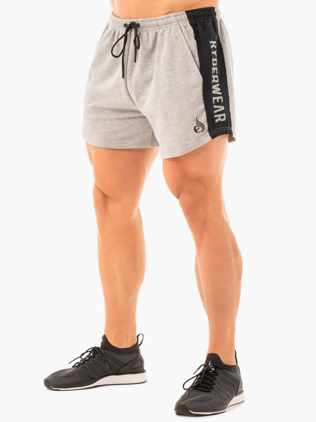 Fleece Arnie Shorts - Grey Marl Clothing Ryderwear 