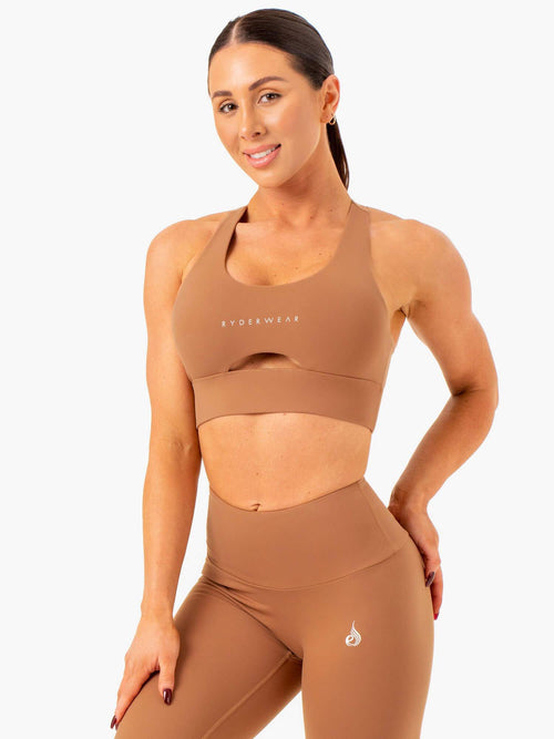 Focus Contour Sports Bra Mocha