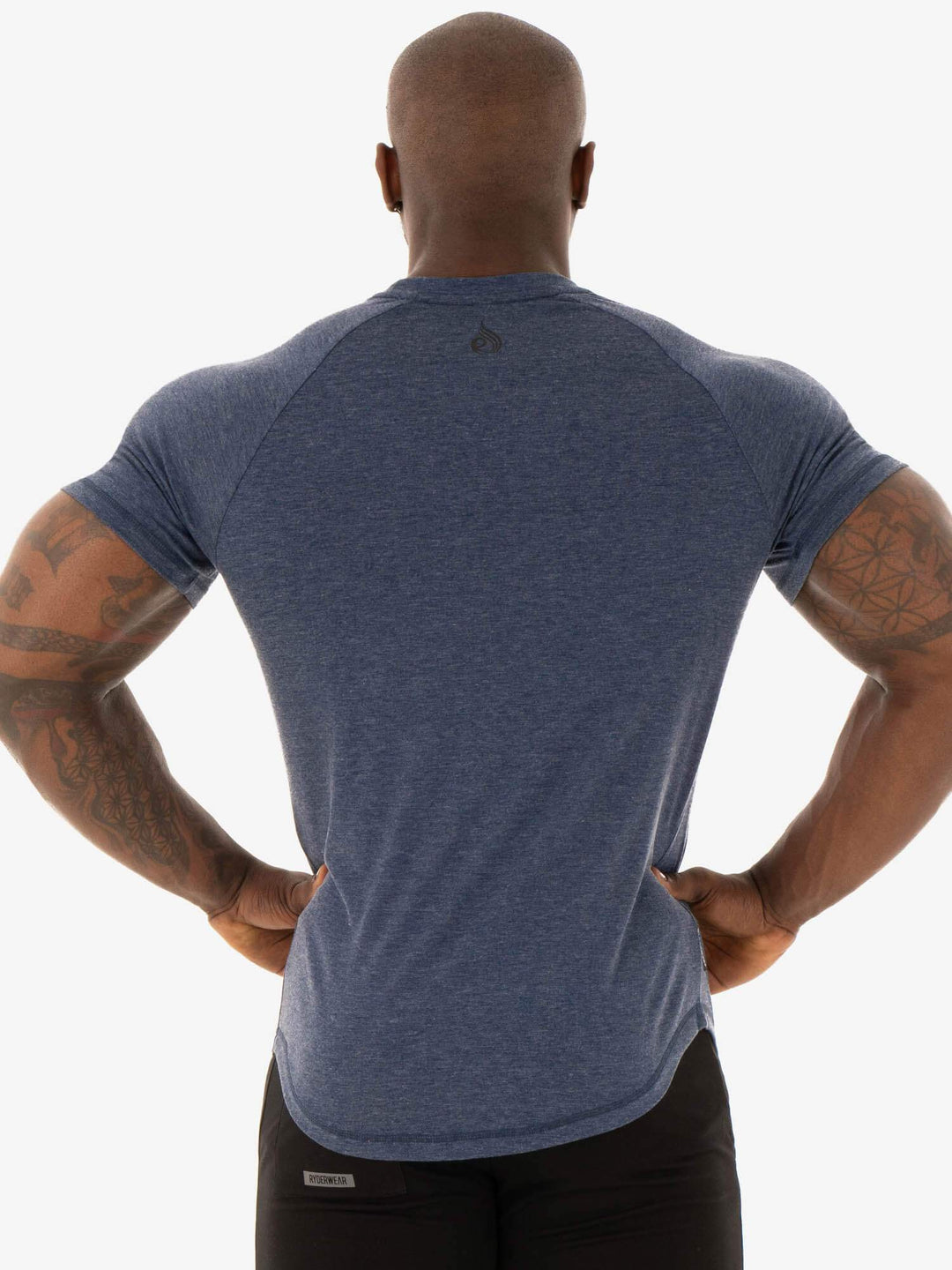 Focus T-Shirt - Navy Marl Clothing Ryderwear 