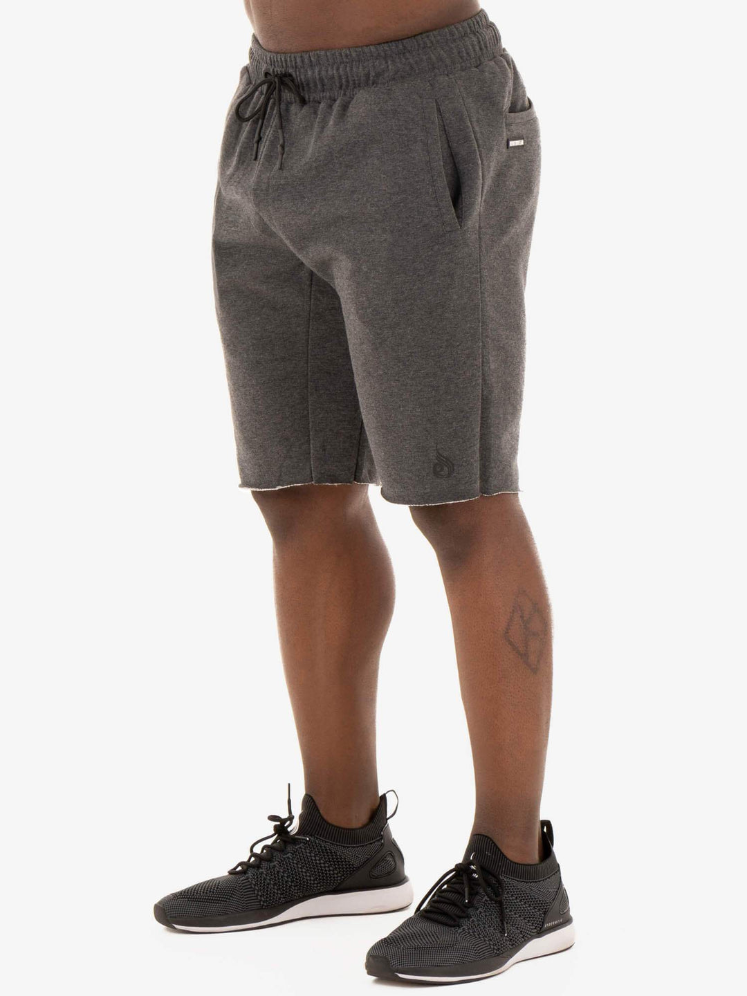 Focus Track Shorts - Black Marl Clothing Ryderwear 