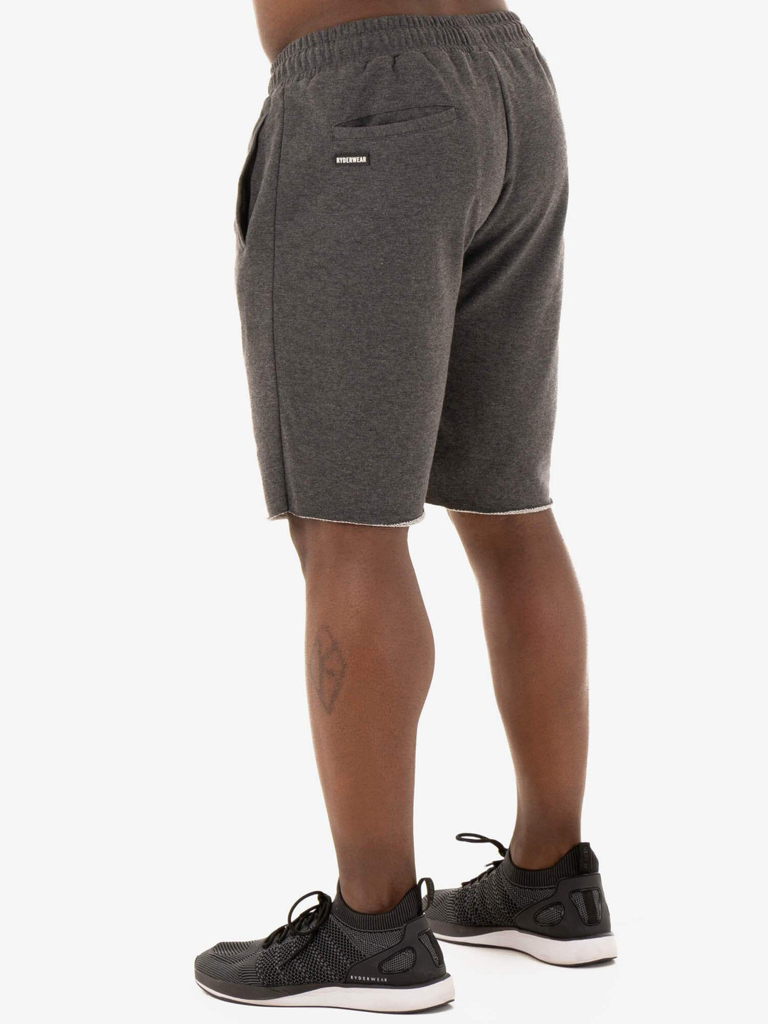 Focus Track Shorts - Black Marl Clothing Ryderwear 