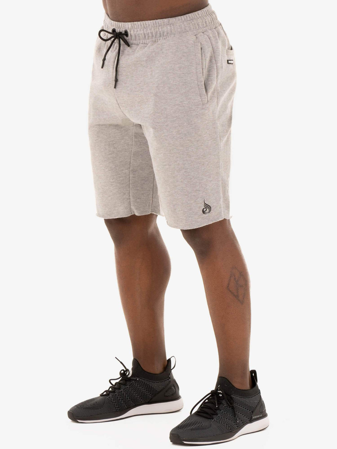 Focus Track Shorts - Grey Marl Clothing Ryderwear 