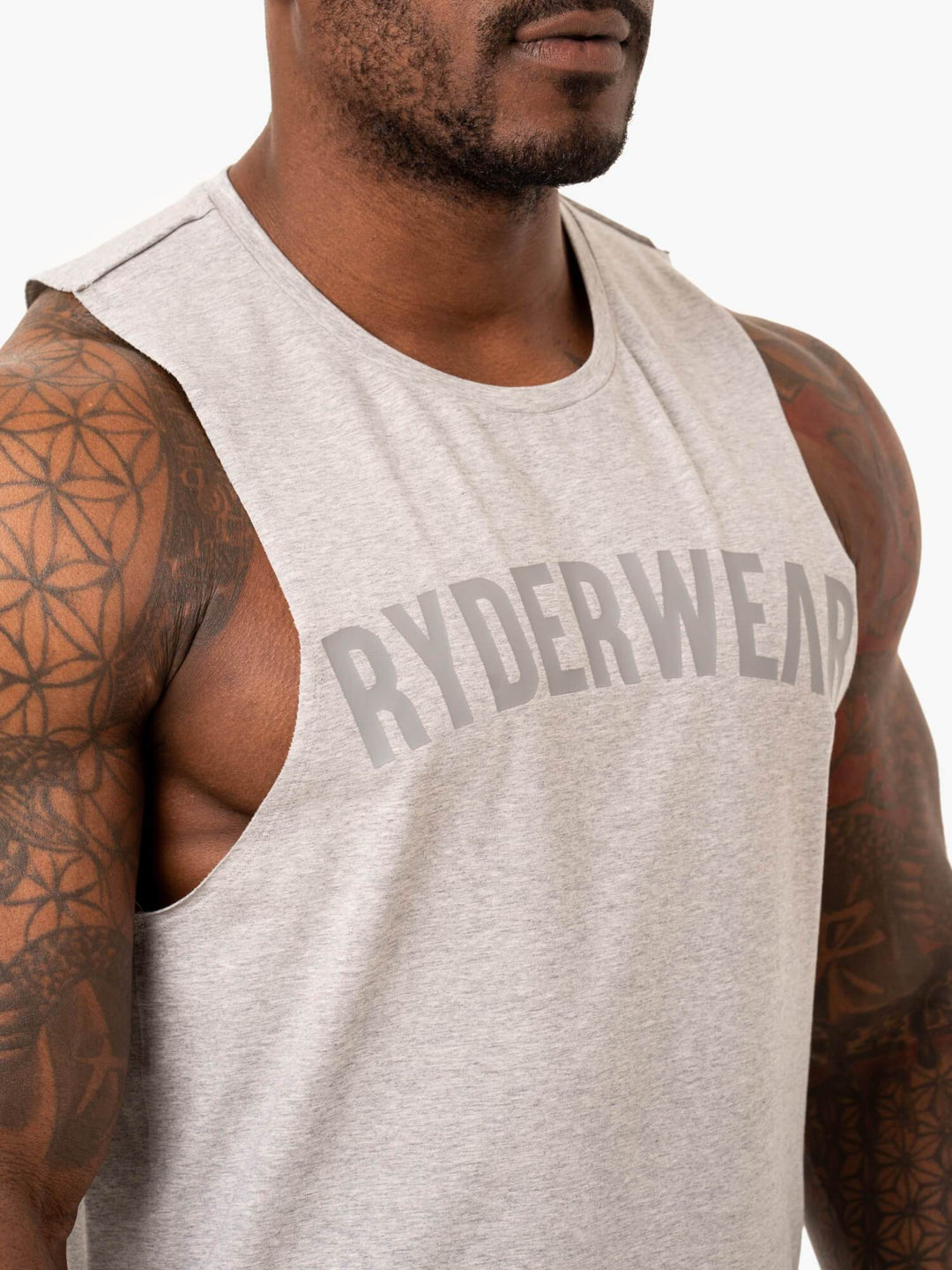 Force Baller Tank - Grey Marl Clothing Ryderwear 