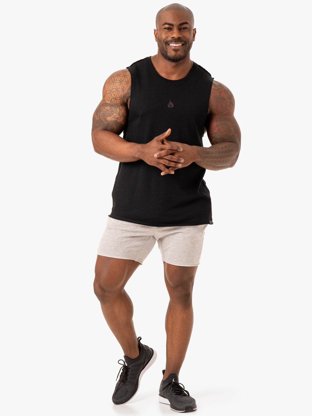 Force Fleece Tank - Black Clothing Ryderwear 