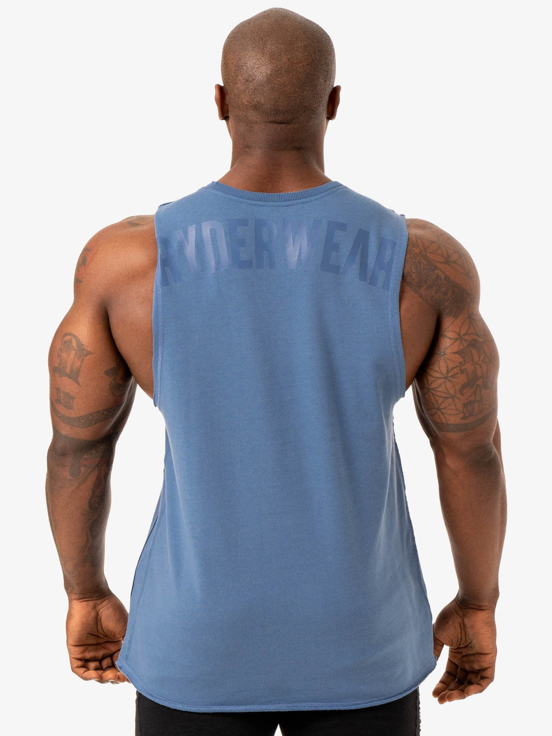 Force Fleece Tank - Blue Clothing Ryderwear 