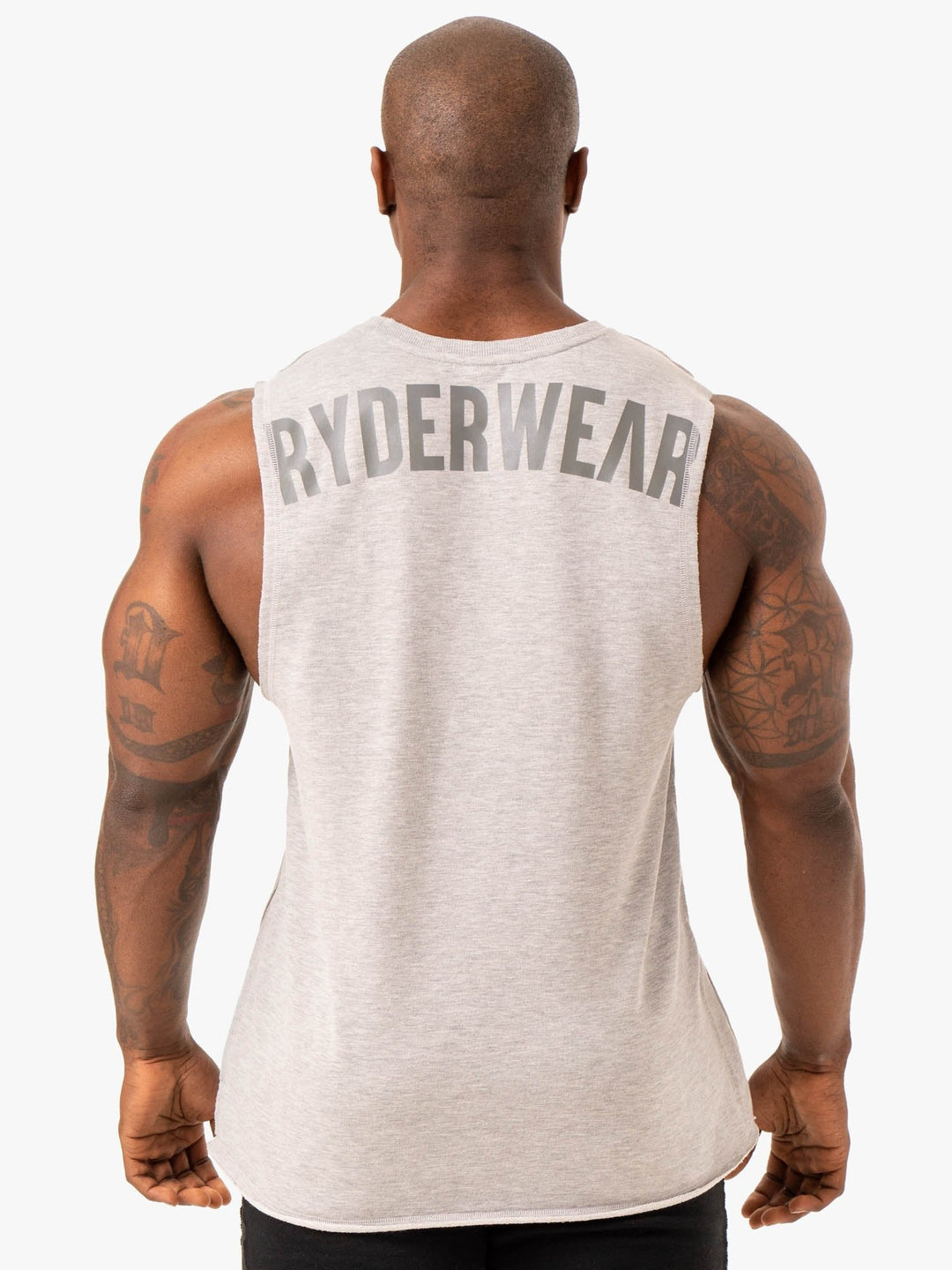 Force Fleece Tank - Grey Marl Clothing Ryderwear 