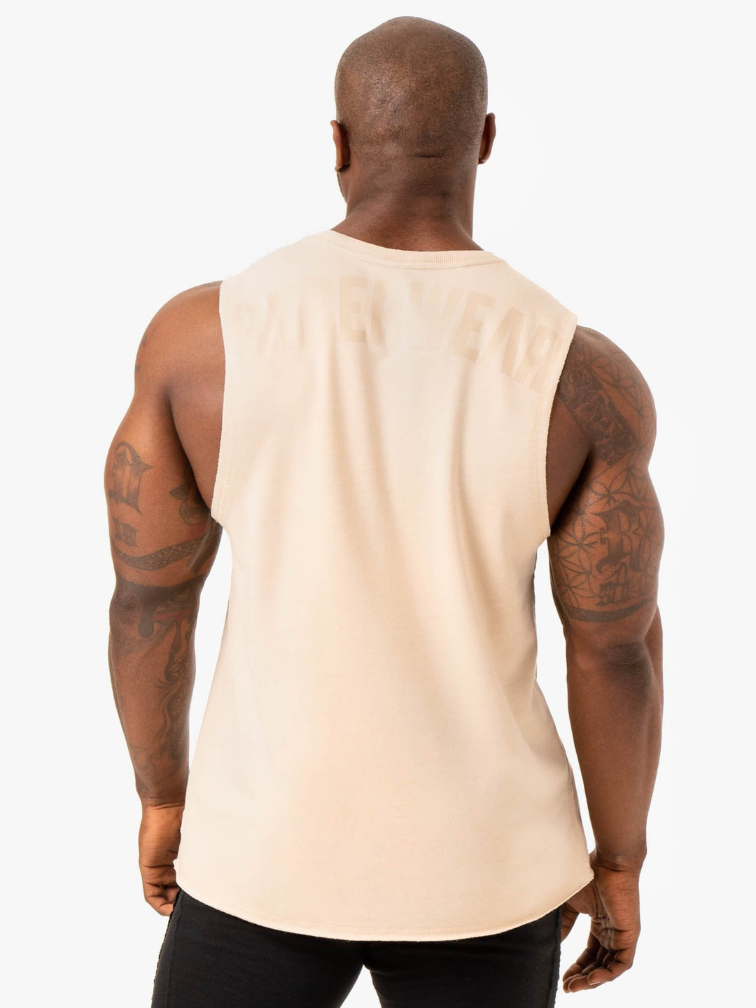 Force Fleece Tank - Sand Clothing Ryderwear 