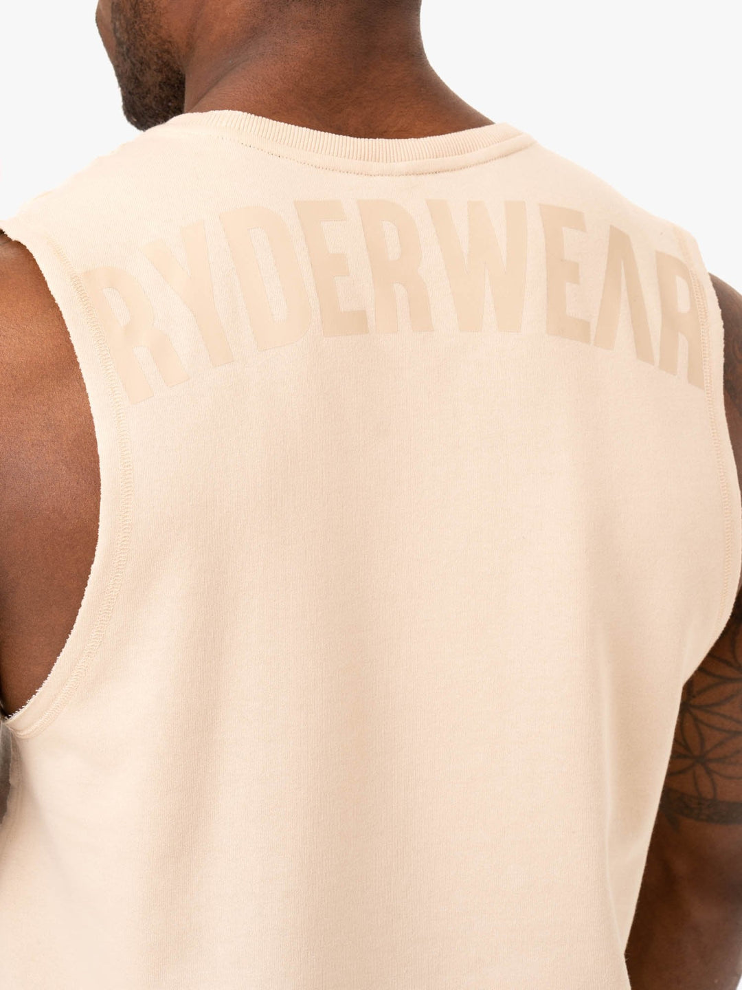 Force Fleece Tank - Sand Clothing Ryderwear 