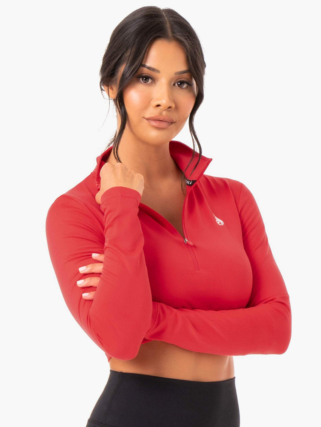 Force Long Sleeve Training Top - Red Clothing Ryderwear 