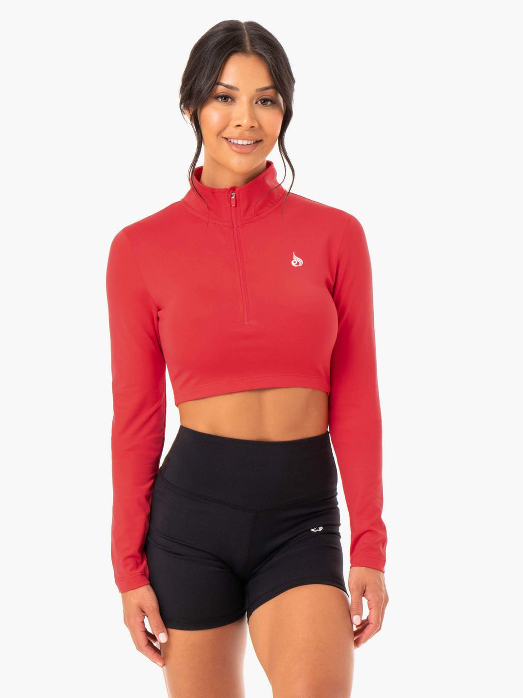 Force Long Sleeve Training Top - Red Clothing Ryderwear 