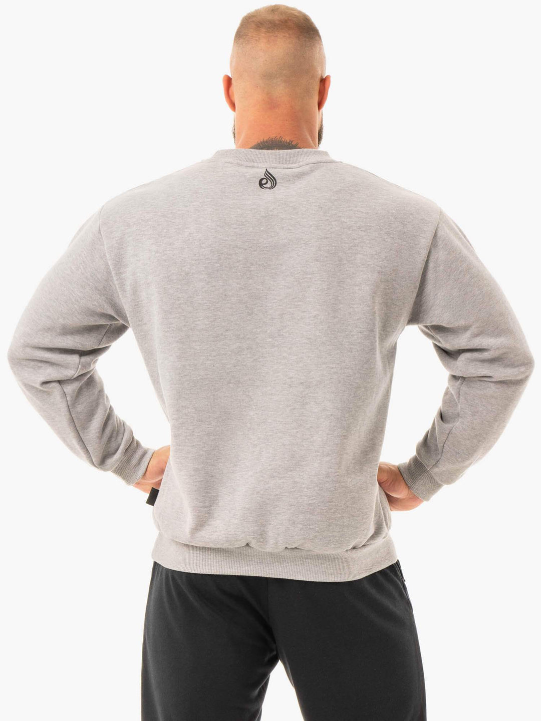 Force Pullover - Grey Marl Clothing Ryderwear 