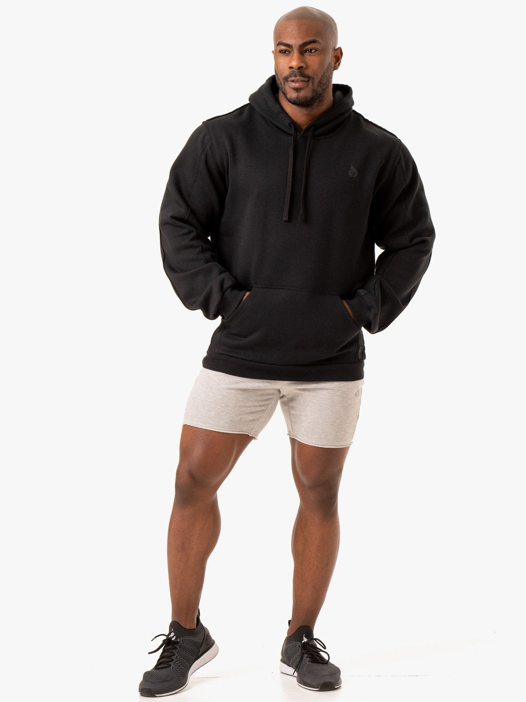 Force Pullover Hoodie - Black Clothing Ryderwear 