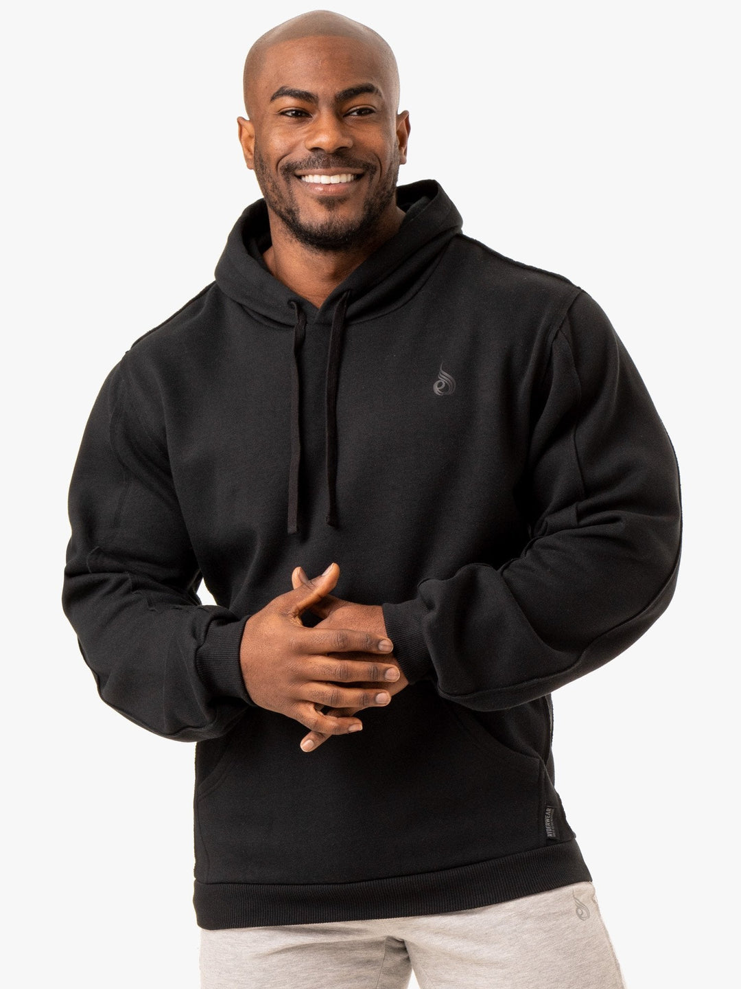 Force Pullover Hoodie - Black Clothing Ryderwear 