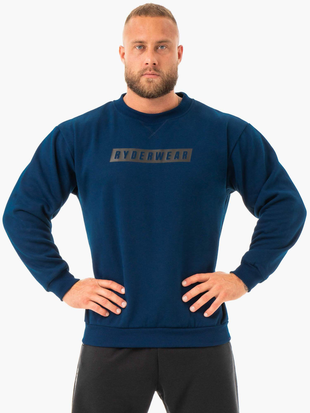 Force Pullover - Navy Clothing Ryderwear 