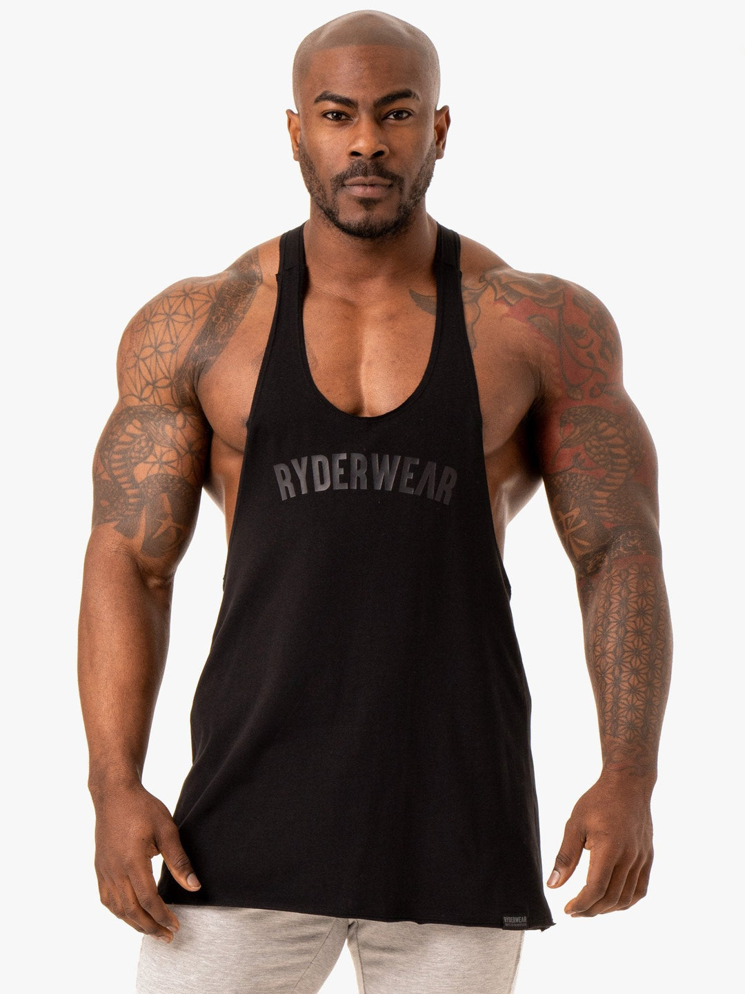 Force Stringer T-Back - Black Clothing Ryderwear 