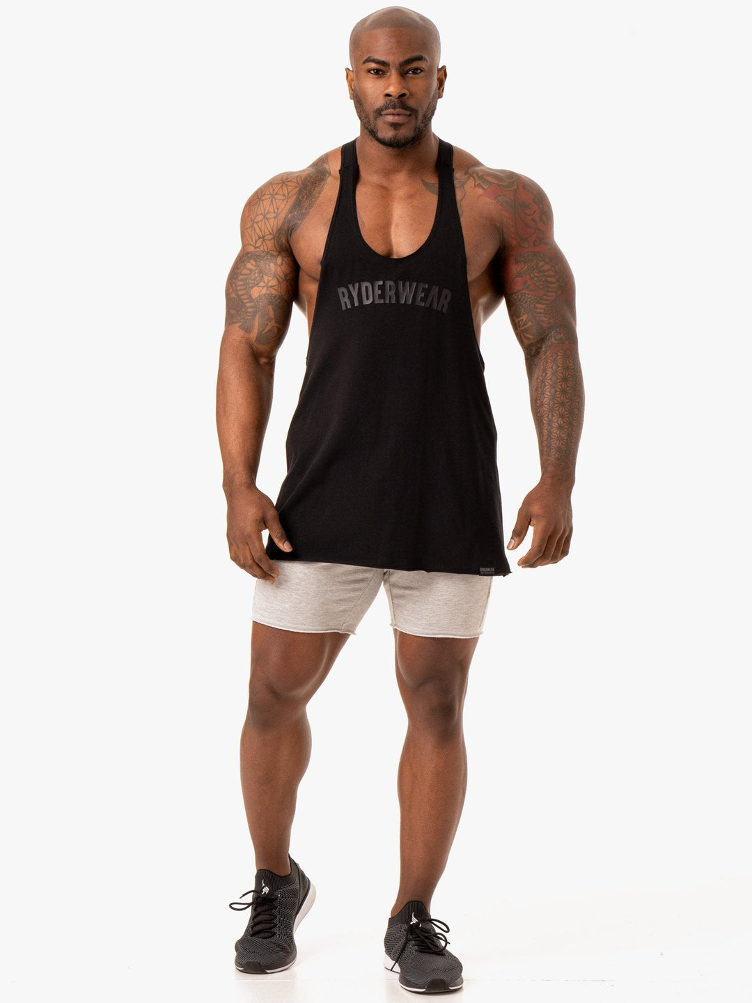 Force Stringer T-Back - Black Clothing Ryderwear 