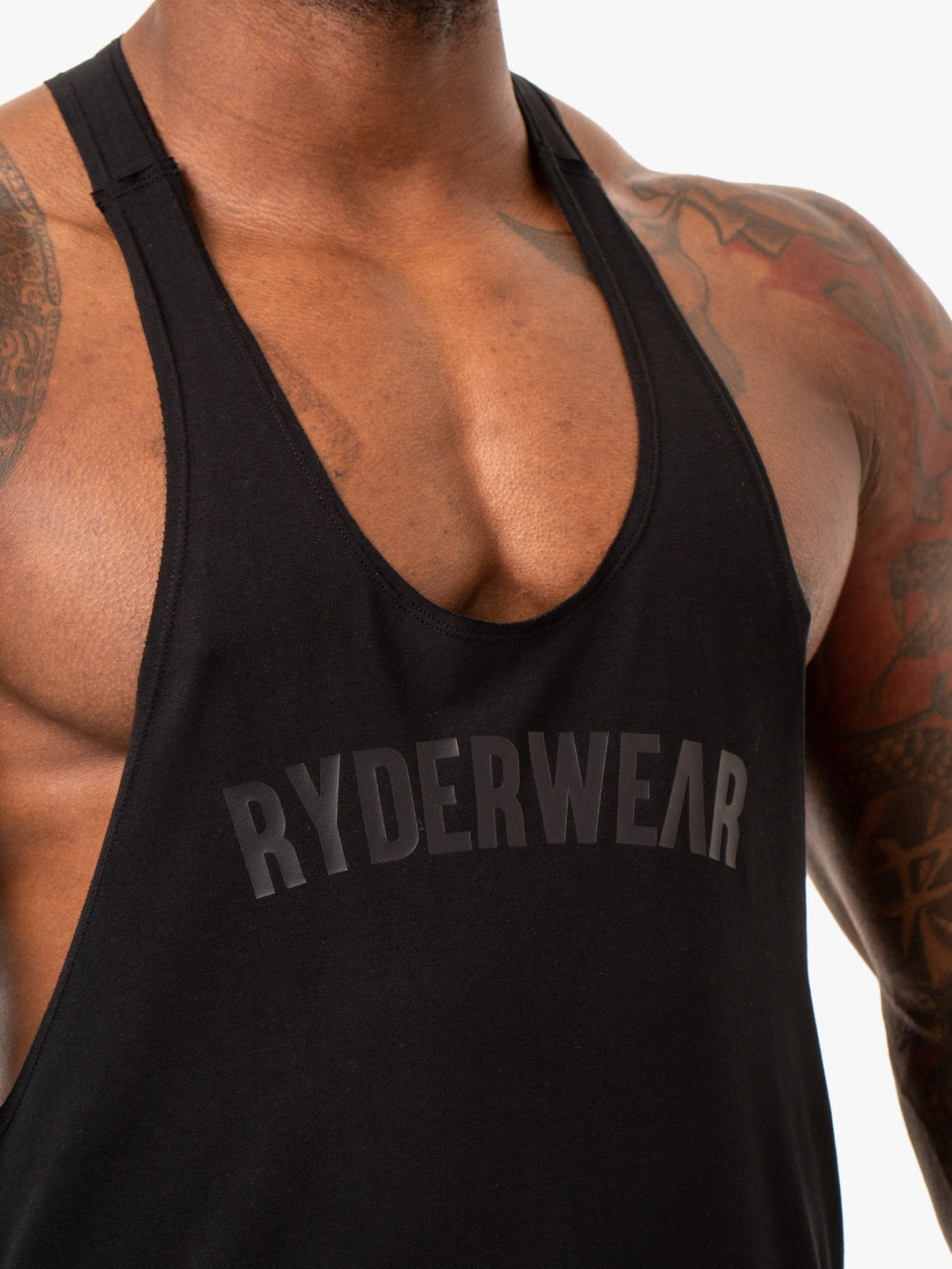 Force Stringer T-Back - Black Clothing Ryderwear 