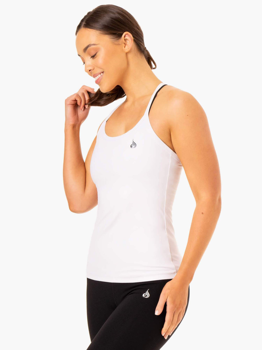 Foundation Training Tank - White Clothing Ryderwear 