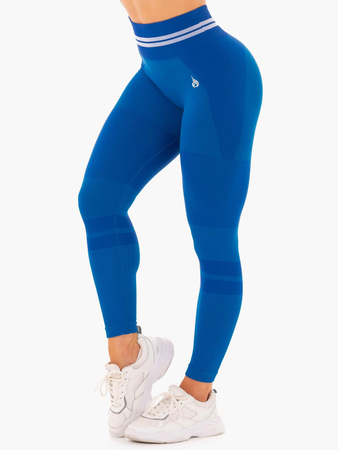 Freestyle Seamless High Waisted Leggings - Blue Clothing Ryderwear 