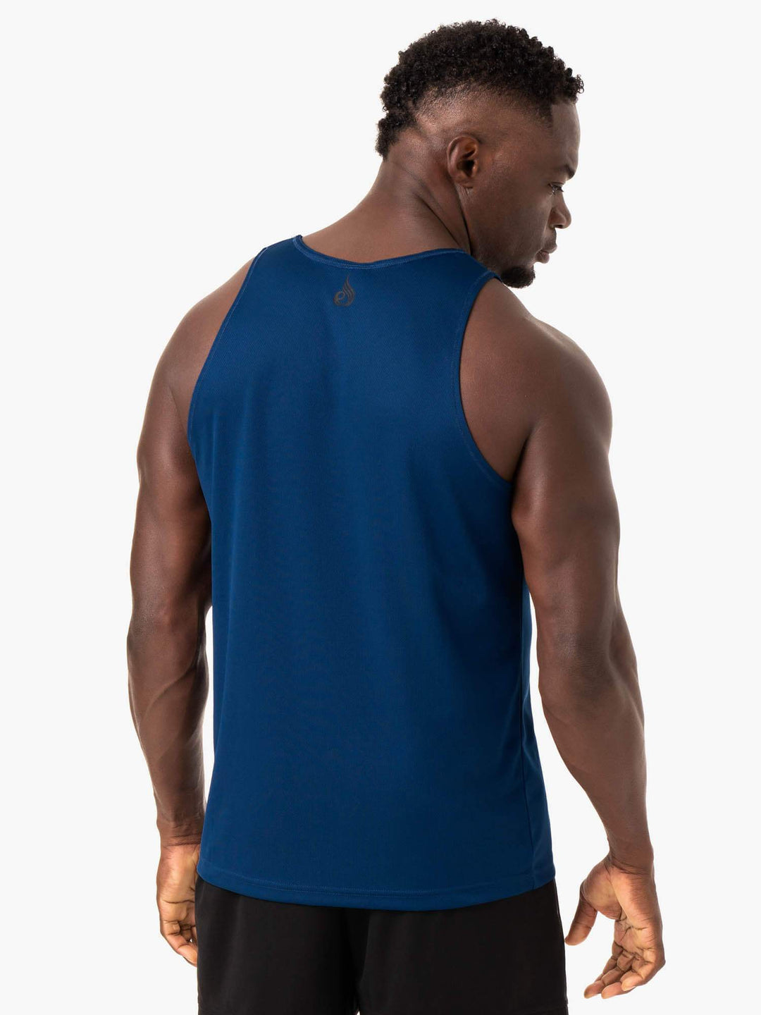 Heighten Mesh Regular Tank - Blue Clothing Ryderwear 