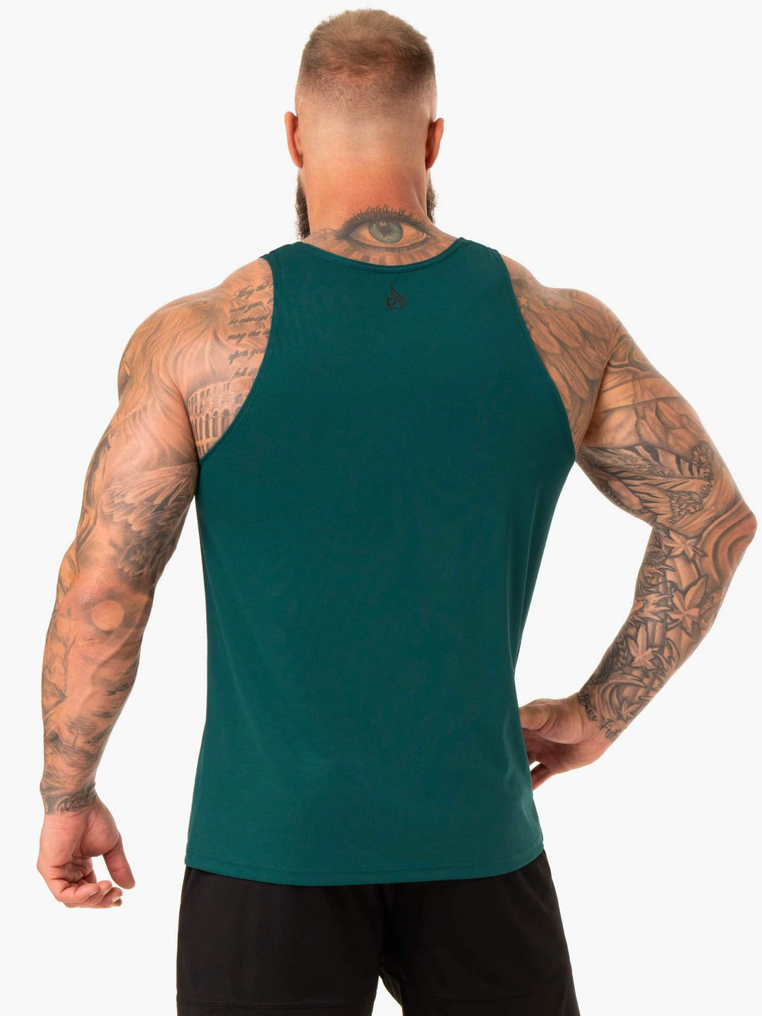 Heighten Mesh Regular Tank - Emerald Clothing Ryderwear 