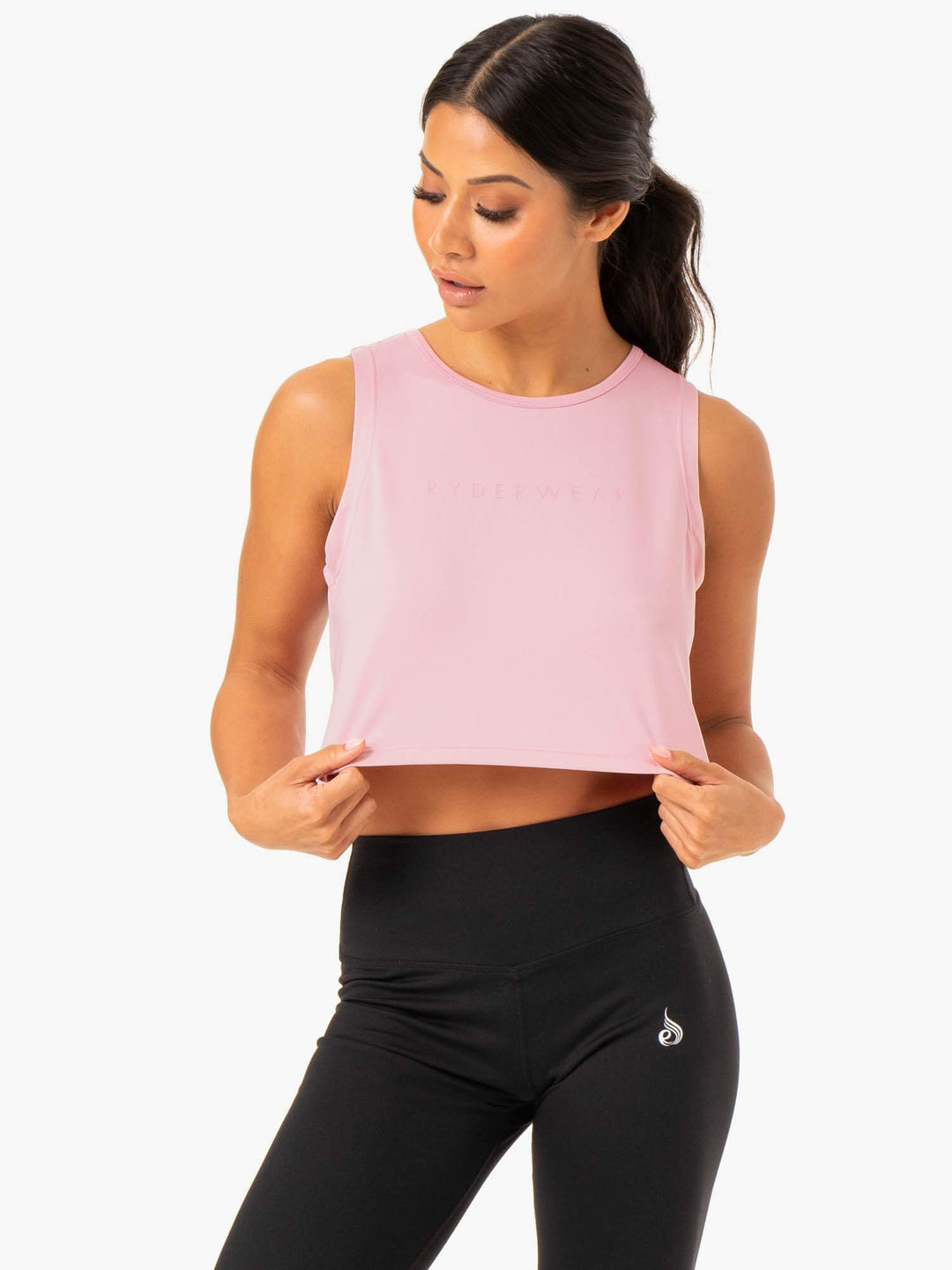 Hybrid Muscle Tank - Pink Clothing Ryderwear 