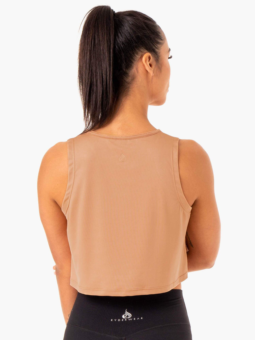 Hybrid Muscle Tank - Tan Clothing Ryderwear 