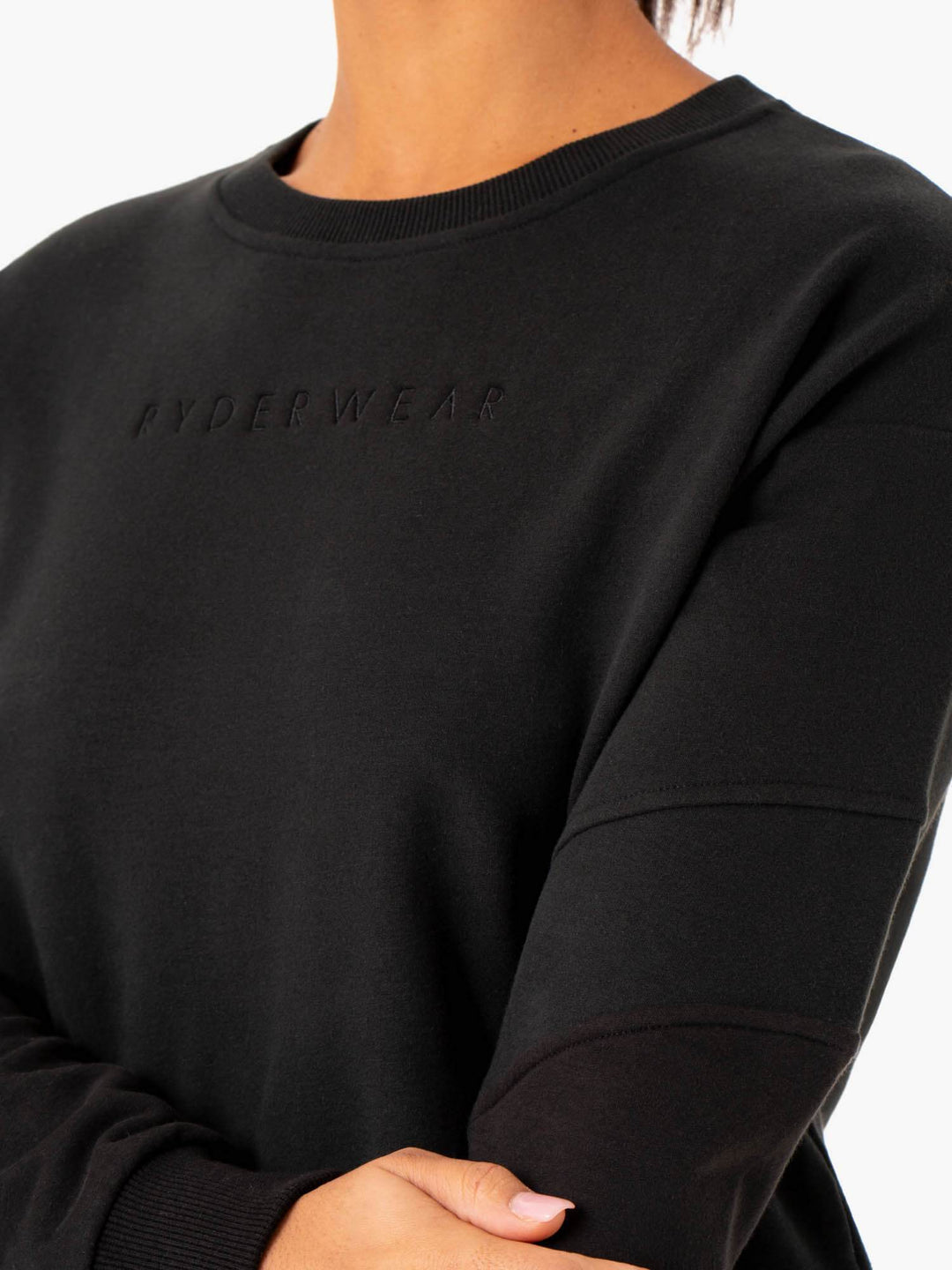 Hybrid Pullover Jumper - Black/Charcoal Clothing Ryderwear 