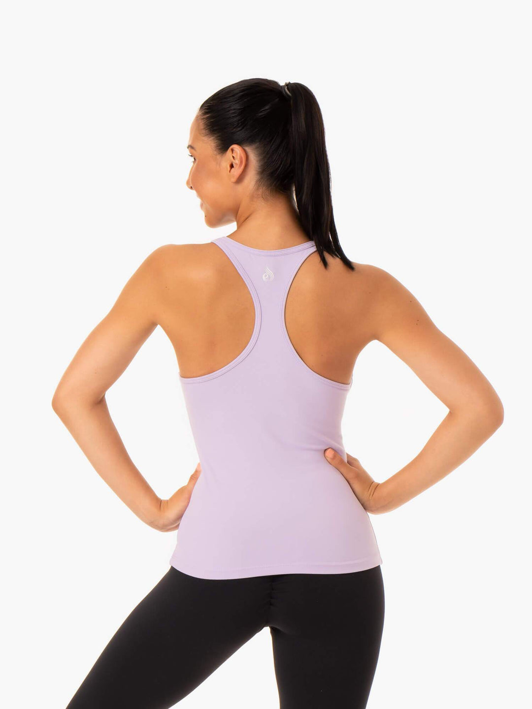 Hype Racer Back Tank - Lilac Clothing Ryderwear 